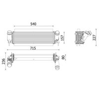 MAHLE CI 646 001P Ladeluftkühler
