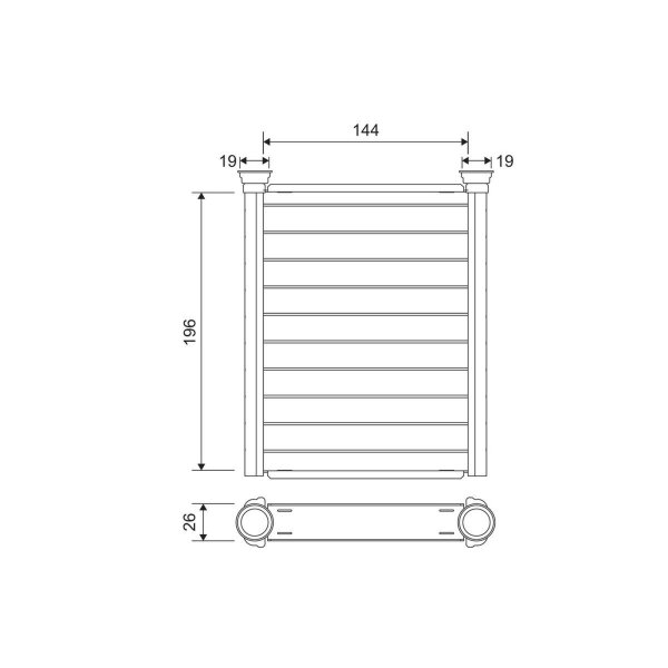 VALEO 811589 Wärmetauscher, Innenraumheizung