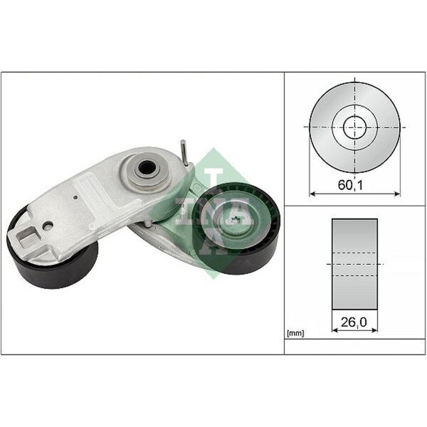 Schaeffler INA 534 0937 10 Riemenspanner, Keilrippenriemen