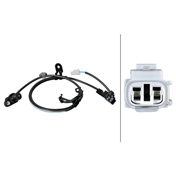 HELLA 6PU 358 217-011 Sensor, Raddrehzahl