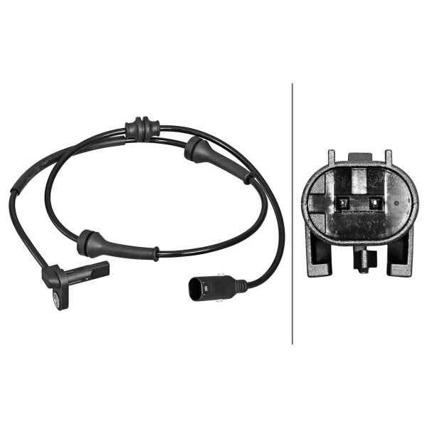 HELLA 6PU 358 217-131 Sensor, Raddrehzahl
