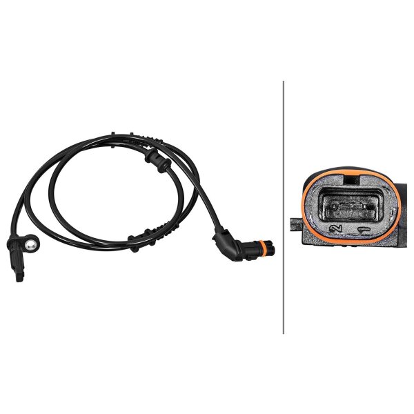 HELLA 6PU 358 217-151 Sensor, Raddrehzahl