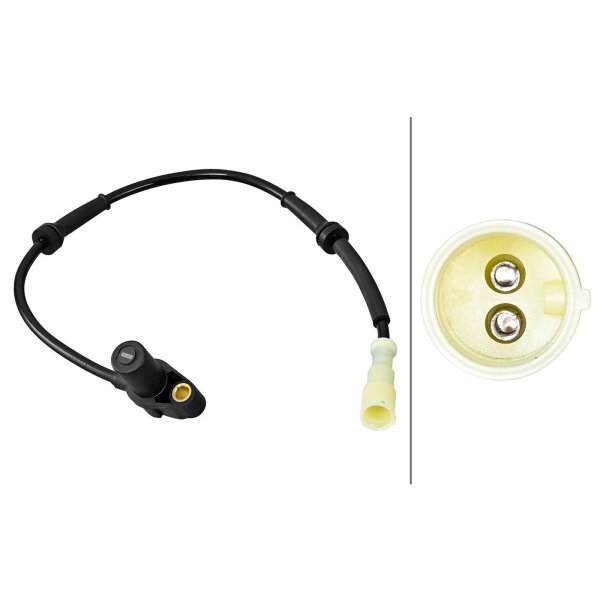 HELLA 6PU 358 217-221 Sensor, Raddrehzahl