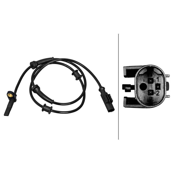 HELLA 6PU 358 217-251 Sensor, Raddrehzahl