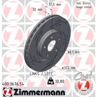 ZIMMERMANN 400.3676.54 Bremsscheibe