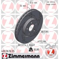 ZIMMERMANN 400.3676.55 Bremsscheibe