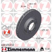 ZIMMERMANN 460.4553.52 Bremsscheibe