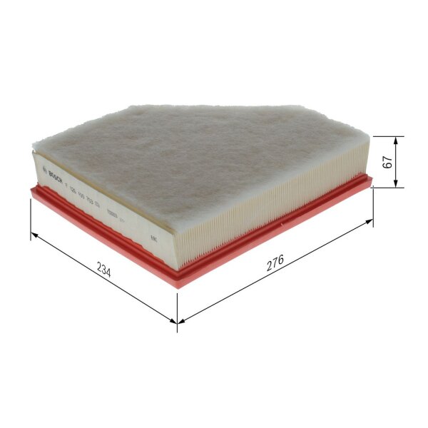 BOSCH F 026 400 753 Luftfilter
