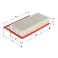 BOSCH F 026 400 680 Luftfilter
