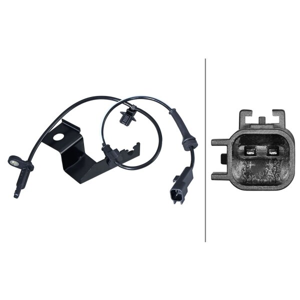 HELLA 6PU 358 217-341 Sensor, Raddrehzahl