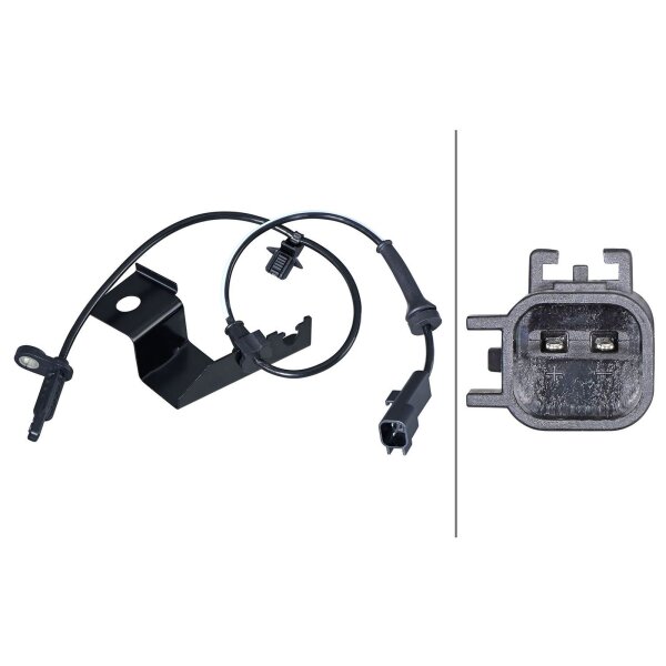 HELLA 6PU 358 217-351 Sensor, Raddrehzahl