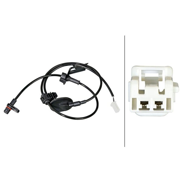 HELLA 6PU 358 219-371 Sensor, Raddrehzahl