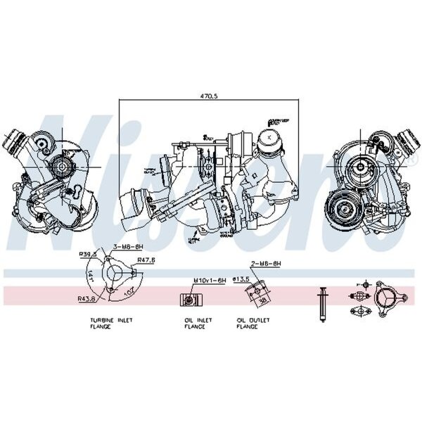 NISSENS 93310 Lader, Aufladung