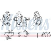 NISSENS 93486 Lader, Aufladung