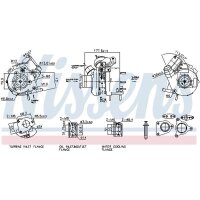 NISSENS 93796 Lader, Aufladung