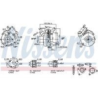NISSENS 93830 Lader, Aufladung