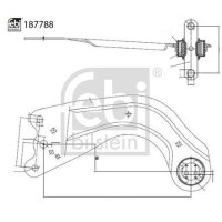 FEBI BILSTEIN 187788 Lenker, Radaufhängung