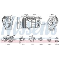NISSENS 891141 Kompressor, Klimaanlage