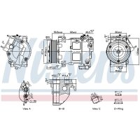 NISSENS 891094 Kompressor, Klimaanlage