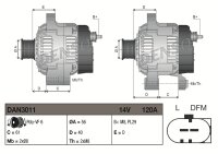 DENSO DAN3011 Generator