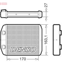 DENSO DRR23021 Wärmetauscher, Innenraumheizung
