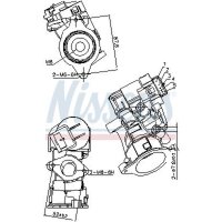 NISSENS 98181 AGR-Ventil