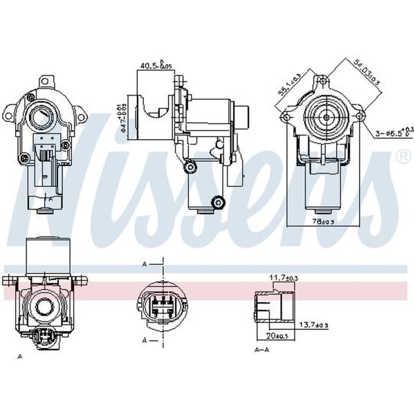 NISSENS 98217 AGR-Ventil
