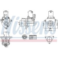 NISSENS 98510 AGR-Ventil