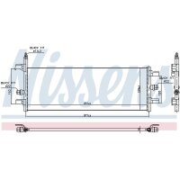 NISSENS 606248 Kühler, Motorkühlung