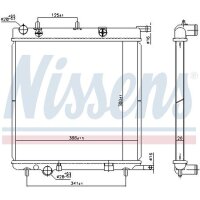 NISSENS 606400 Kühler, Motorkühlung