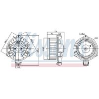 NISSENS 87739 Innenraumgebläse