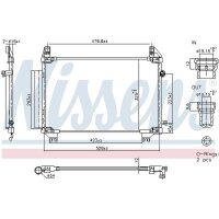 NISSENS 940943 Kondensator, Klimaanlage