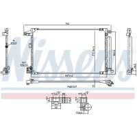 NISSENS 940976 Kondensator, Klimaanlage