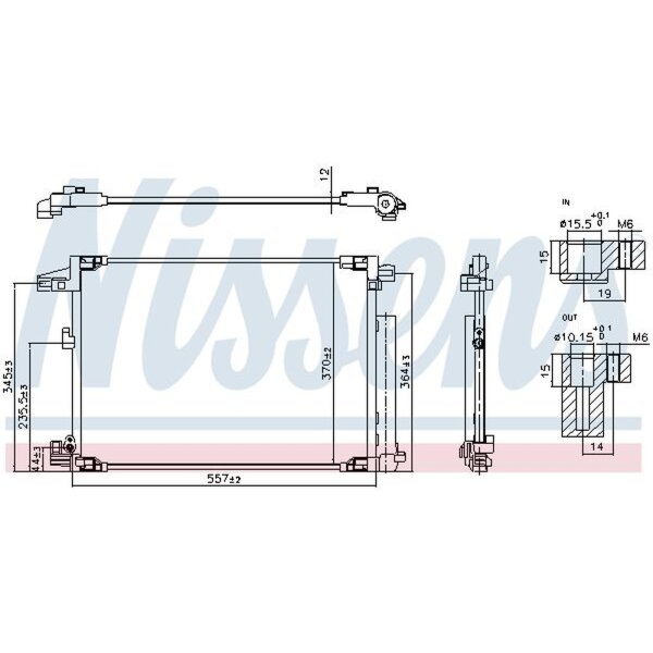 NISSENS 941001 Kondensator, Klimaanlage
