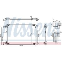 NISSENS 941001 Kondensator, Klimaanlage