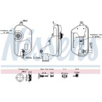 NISSENS 996327 Ausgleichsbehälter, Kühlmittel