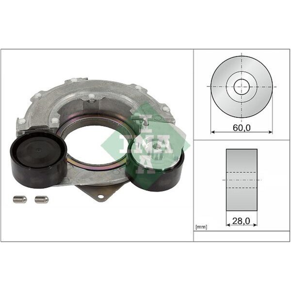 Schaeffler INA 534 0882 10 Riemenspanner, Keilrippenriemen