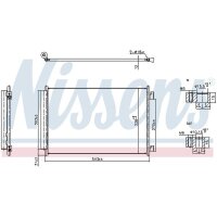 NISSENS 940969 Kondensator, Klimaanlage