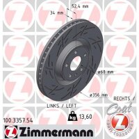ZIMMERMANN 100.3357.54 Bremsscheibe