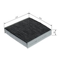 BOSCH 1 987 435 626 Filter, Innenraumluft