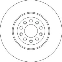 TRW DF6551S Bremsscheibe