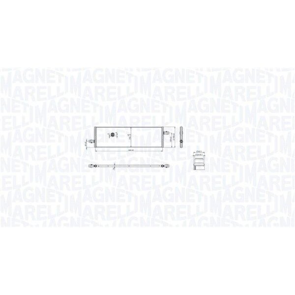 MAGNETI MARELLI 350213217100 Kühler, Motorkühlung