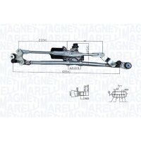 MAGNETI MARELLI 064376100010 Scheibenreinigungsanlage