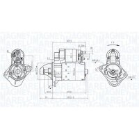 MAGNETI MARELLI 063725395010 Starter