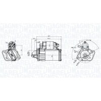 MAGNETI MARELLI 063726375010 Starter