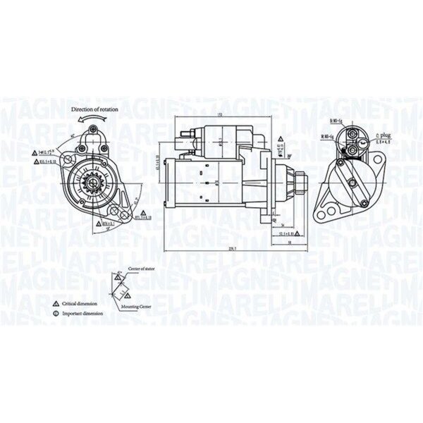 MAGNETI MARELLI 063725818010 Starter