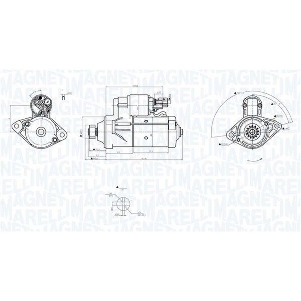 MAGNETI MARELLI 063726156010 Starter