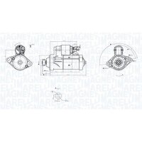 MAGNETI MARELLI 063726156010 Starter