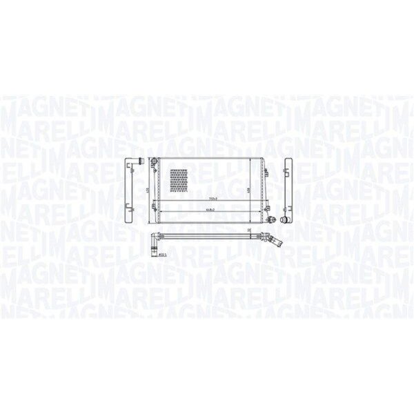 MAGNETI MARELLI 350213218100 Kühler, Motorkühlung