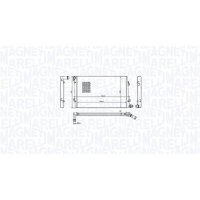 MAGNETI MARELLI 350213218100 Kühler, Motorkühlung